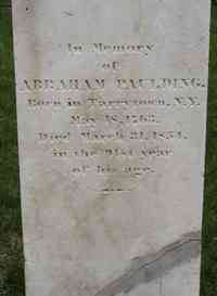 Abraham PAULDING - Grave