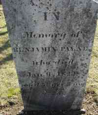 Benjamin PAYNE - Grave