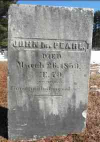 John Marshall PEARL - Grave