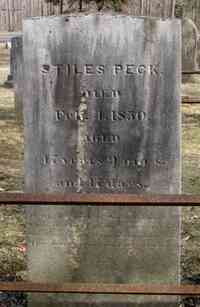 Stiles PECK - Grave