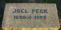 Joel PECK - Grave