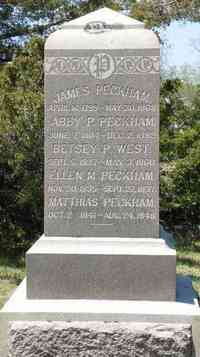 James PECKHAM - Grave