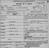 Archie PECKHAM - Death