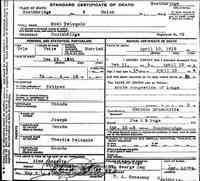 Noel PELOQUIN - 1915 Death Ancestry.com. Massachusetts, Death Records, 1841-1915 [database on-line]. Provo, UT, USA: Ancestry.com Operations, Inc., 2013.