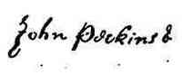 John PERKINS - Signature