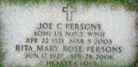 Joe Crowley PERSONS - Grave
