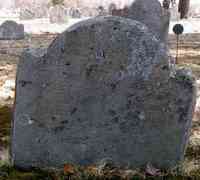 Mary PICKARD - Grave  Inscription: HERE LIES Ye BODY OF MRs MARY PEARSON RELICT OF CAPT JOHN PEARSON WHO DIED APRIL Ye 12th 1728 IN Ye 77th YEAR OF HER AGE