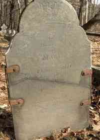 Mary PLAISTED - Grave  Inscription: In memory of Mary relict of Capt Elisha Hill who departed this life Augt 6th 1785 in the 68th year of her age Her numerous offs