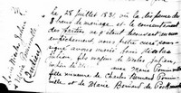 Marie POMINVILLE - 1831 marriage