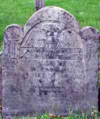 Jonathan POOLE - Grave  Inscription:  Memento te esse mortalem.  C ye 2d.  Fugit hora.   Here lyes the body of Capt. Jonathan Poole, who deceased in the 44th y