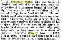 Nathaniel POTTER - Title Representative men and old families of southeastern Massachusetts: containing historical sketches of prominent and representative citizens and g