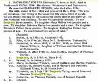Nathaniel POTTER - Title Little Compton families, Volume 1 Little Compton Families, Benjamin Franklin Wilbour, ISBN 0806347031, 9780806347035 Author Benjamin Franklin