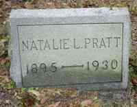 Natalie Lucinda PRATT - Grave