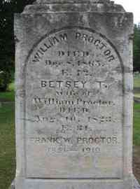 William PROCTOR - Grave