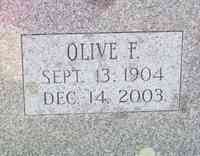 Olive PURINGTON - Grave