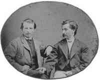 James Winton RACE - Race brothers l to r: Charles A. Race and James W. Race circa 1867