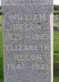 William RECOR - Grave