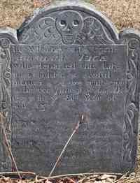 Abraham RICE - Grave  Inscription:  In Memory of Corn.t ABRAHAM RICE who departed this Life in a sudden and Awful manner and as we (truft entr?) a better Ju