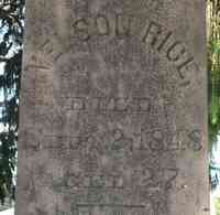 Nelson RICE - Grave
