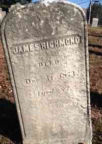 James RICHMOND - Grave