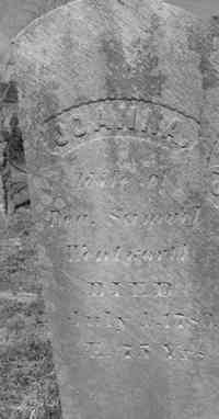 Joanna ROBERTS - Grave JOANNA WENTWORTH died July 4, 1780 age 75 years wife of Deacon Samuel Wentworth