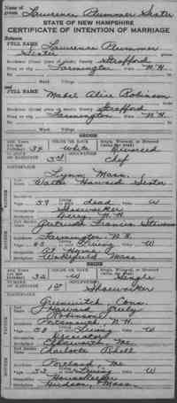 Mabel Alice ROBINSON - Marriage