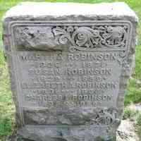Martha ROBINSON - Grave