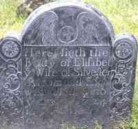 Elizabeth ROGERS - Grave  Here lieth the Body of Elisabeth ye Wife of Silvester Richmond Esq. who died Octob. ye 23rd 1724 in ye 52nd year of her age.
