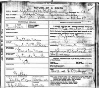 Gertrude May ROLLINS - Death