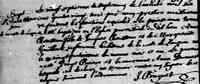 Marie-Anne ROUSSEAU - 1683 Baptism  Neuville, QC, Canada
