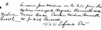 Ménême ROUSSEL - Baptism
