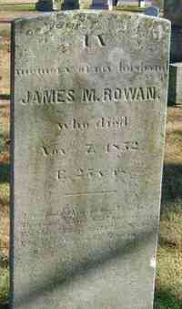 James M. ROWAN - Grave
