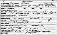 Jerome ROWE - Vermont State Archives and Records Administration; Montpelier, Vermont; Vermont Death Records, 1909-2008