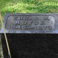 Edgar W. ROYCE - Grave