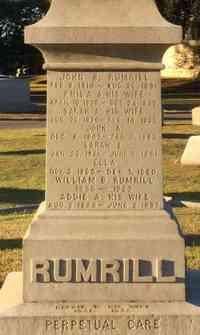 John RUMRILL - Grave