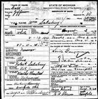 William David SALISBURY - Death