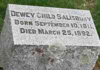 Dewey Child SALISBURY - Grave