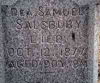 Samuel Hopkins SALISBURY - Grave