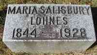 Maria SALISBURY - Grave