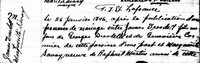 Jacques DRYSDALE (DRESDELL) - 1846 marriage (part 1)