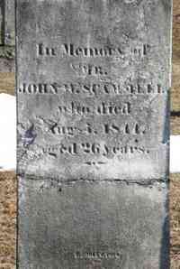 John Wheeler SCAMMELL - Grave