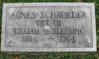 Agnes J SCHROEDER - Grave - Gethsemane Cemetery, Meriden, New Haven County, Connecticut, USA