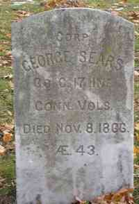George SEARS - Grave