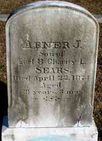 Abner Jones SEARS - Grave