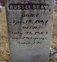 Russell SHAW - Grave