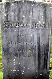 Joshua SHAW - Grave