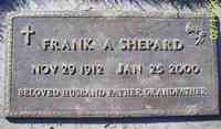 Frank Arnold SHEPARD - Grave