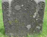 Elizabeth SHERBURNE - Grave  Inscription: HERE IS BURIED THE BODY OF MRS. ELISABETH SANBORN WIFE TO MR. JONATHAN SANBORN ESQR SHE DEPARTED THIS LIFE APRIL Ye 23rd 1755 I