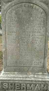 Ephraim Bullard SHERMAN - Grave