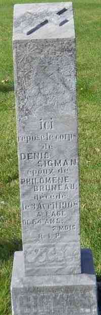 Marie Philomene BRUNEAU - Grave